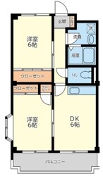 パレス川越の物件間取画像